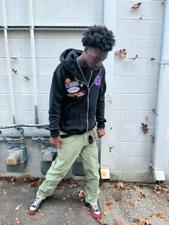 Black What The SK* Zip-Up Hoodie